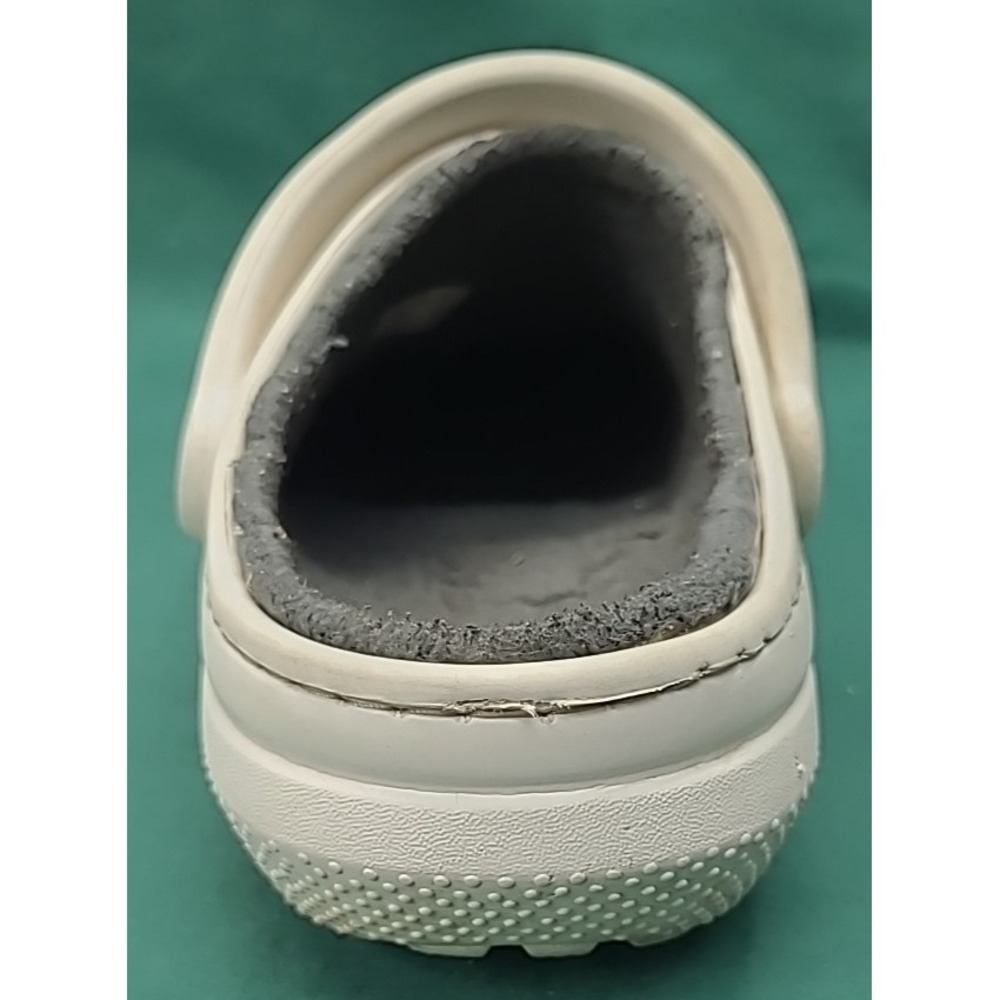 CROCS Unisex Classic Faux Fur Lined White Clogs -‎ Size Women 8 Men 6 - Picture 6 of 16